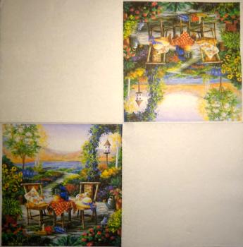 198 Garten - 3-lagig - Thomas Kinkade